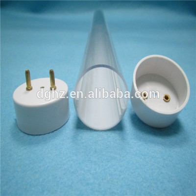 4 feet T8 full plastic tube housing light extrusions with Bi-color for led tube accessories