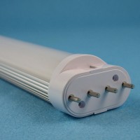 cover + aluminum led tube light casings with 2g11 LED lamp socket in China