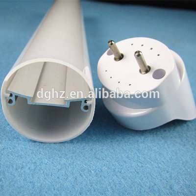 1200mm,1500mm hot selling T8 fluorescent tube housing with plastic tube with heat sink